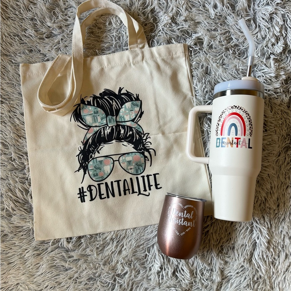 Dental Life Tote and Tumbler Set
